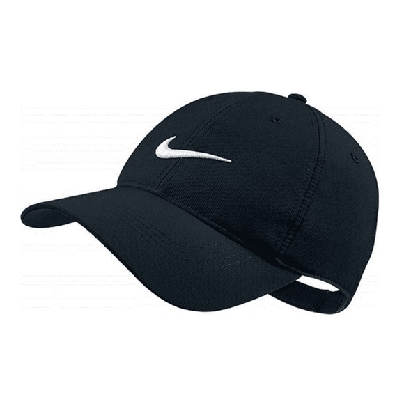 Nike Legacy 91 Black Baseball Cap Dry-Fit Adjustable Size Athletic Hat Golf Hat - Picture 2 of 5